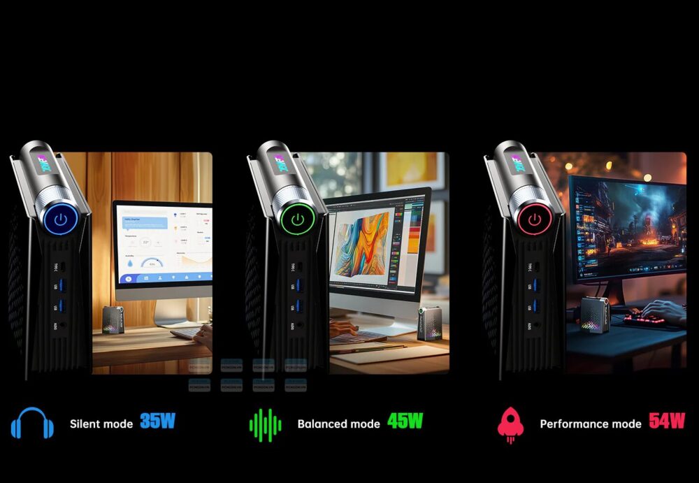 Máy Tính Mini Pc Acemagic S3a Amd (r5 5600u, R7 8845hs, R9 8945hs) 4