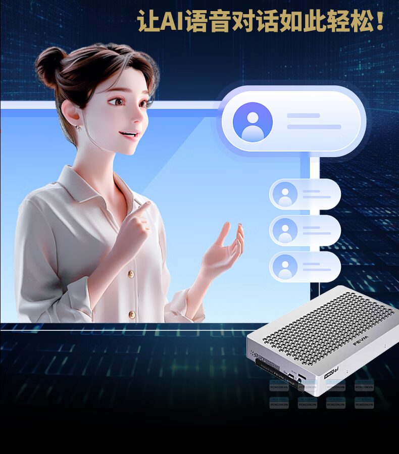 Máy Tính Mini Pc Fevm Faex1 Amd Ryzen Ai Max 395 (64gb, 0gb) 6