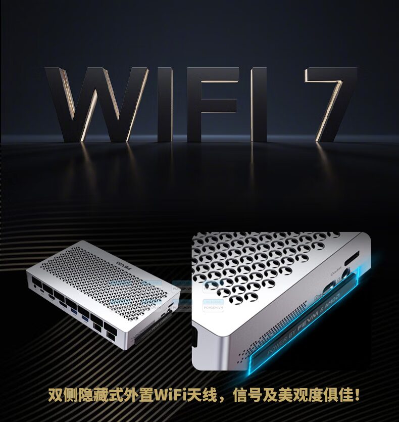 Máy Tính Mini Pc Fevm Faex1 Amd Ryzen Ai Max 395 (64gb, 0gb) 8