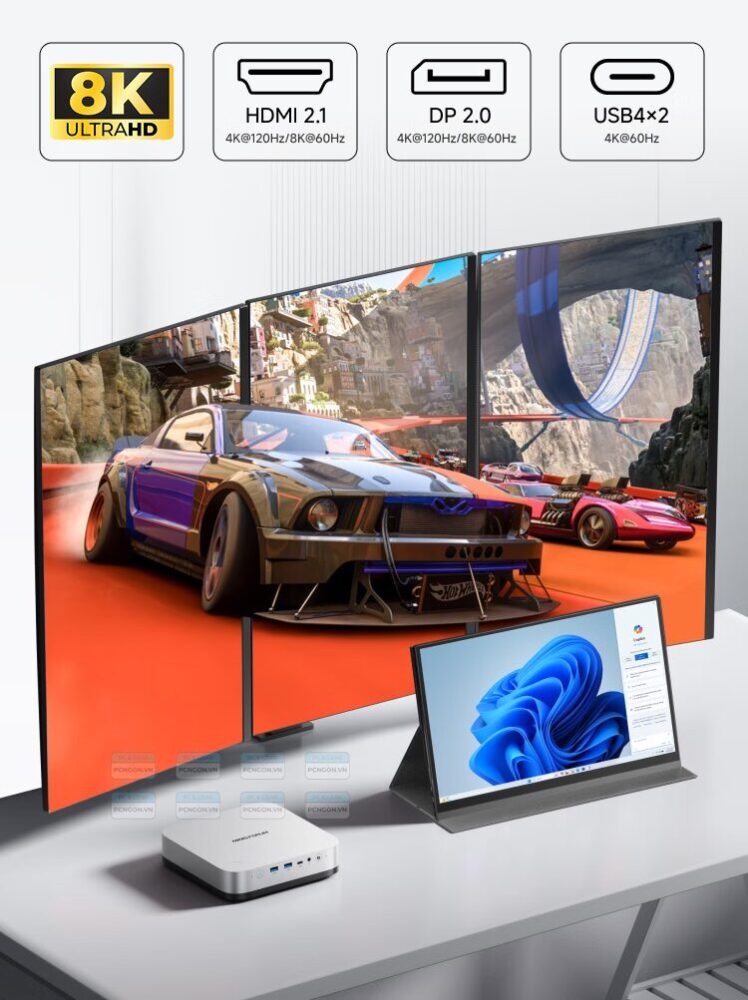 Máy Tính Mini Pc Minisforum X1 Pro 365 Amd Ryzen Ai 9 365 (32g, 1tb) 3