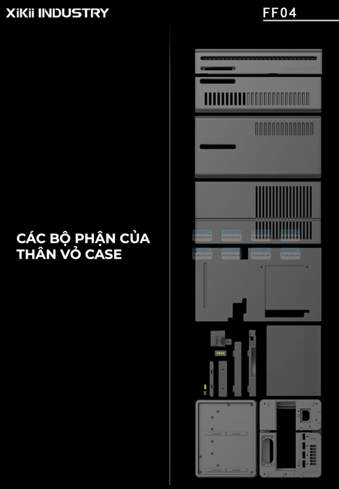 Vỏ Case Máy Tính Mini Itx Xikii Ff04 Pa5080 7