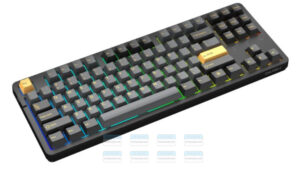 Bàn Phím Cơ Không Dây Dareu Ek87 Pro Black Golden Cloud Switch (3 Mode) 2