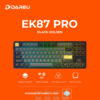 Bàn Phím Cơ Không Dây Dareu Ek87 Pro Black Golden Cloud Switch (3 Mode)