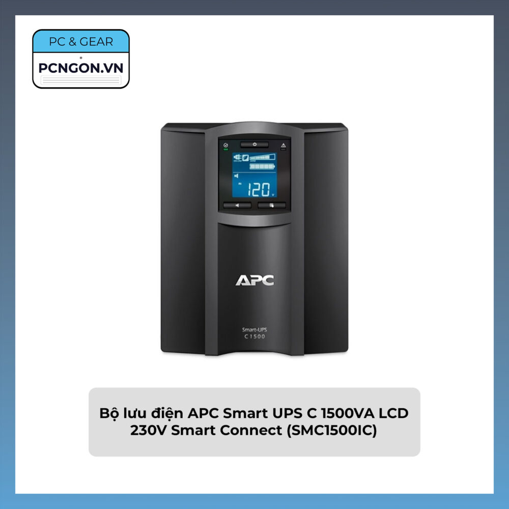 Bộ Lưu điện Apc Smart Ups C 1500va Lcd 230v Smart Connect (smc1500ic)
