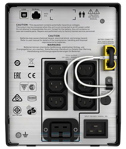 Bộ Lưu điện Apc Smart Ups C 2000va Lcd 230v (smc2000i) 4