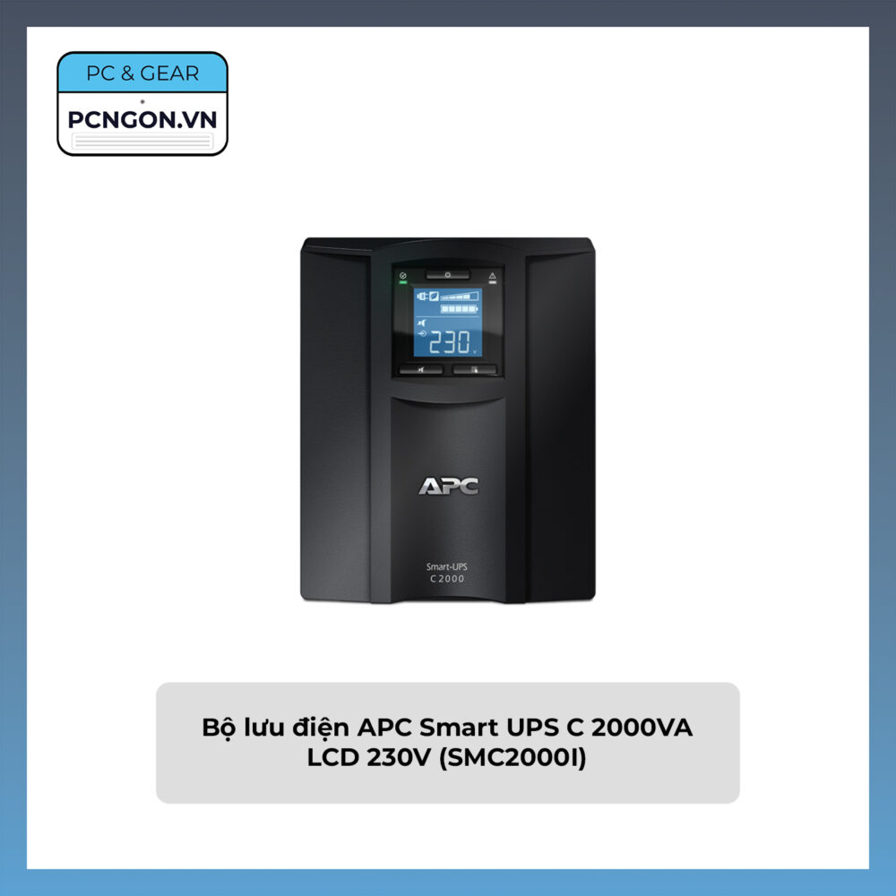 Bộ Lưu điện Apc Smart Ups C 2000va Lcd 230v (smc2000i)