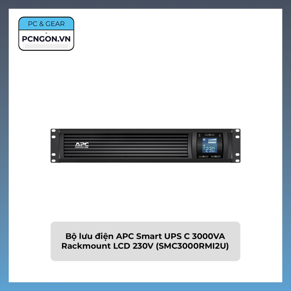 Bộ Lưu điện Apc Smart Ups C 3000va Rackmount Lcd 230v (smc3000rmi2u)