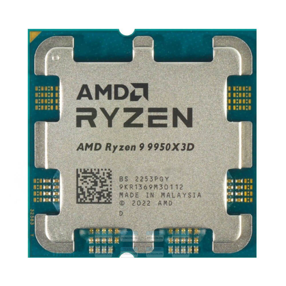 Cpu Amd Ryzen 9 9950x3d Tray Chính Hãng (4.3ghz Turbo 5.7ghz, 16 Nhân 32 Luồng) 1