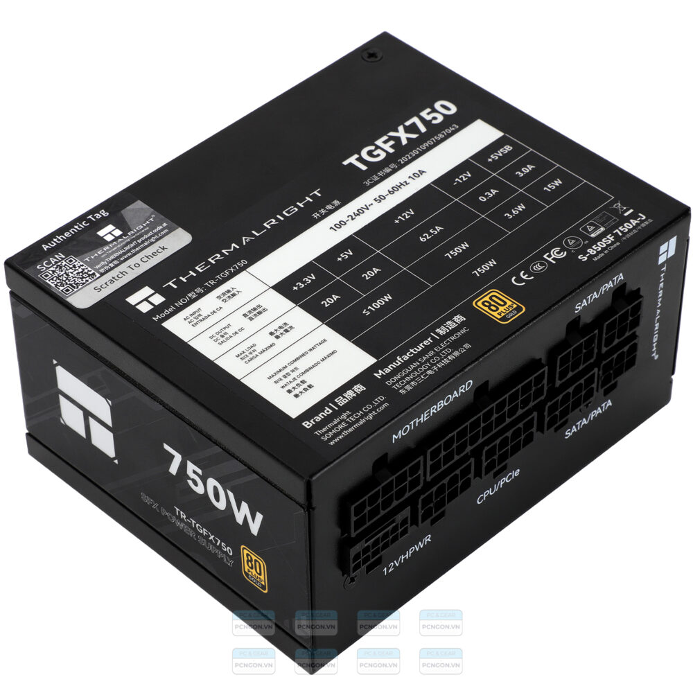 Nguồn Sfx Thermalright Tgfx-750 750w (black, White) 8
