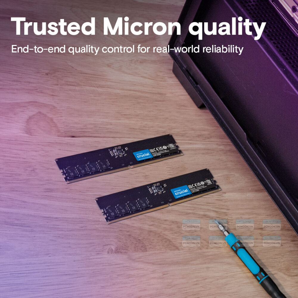 Crucial Ddr5 Desktop Memory Trusted Micron Quality Gallery Image