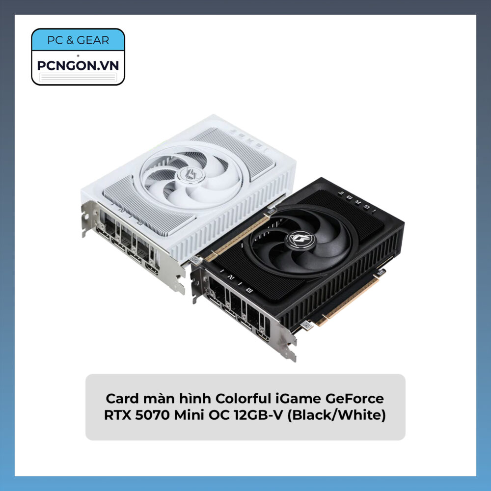 Card Màn Hình Colorful Igame Geforce Rtx 5070 Mini Oc 12gb-v (black, White)
