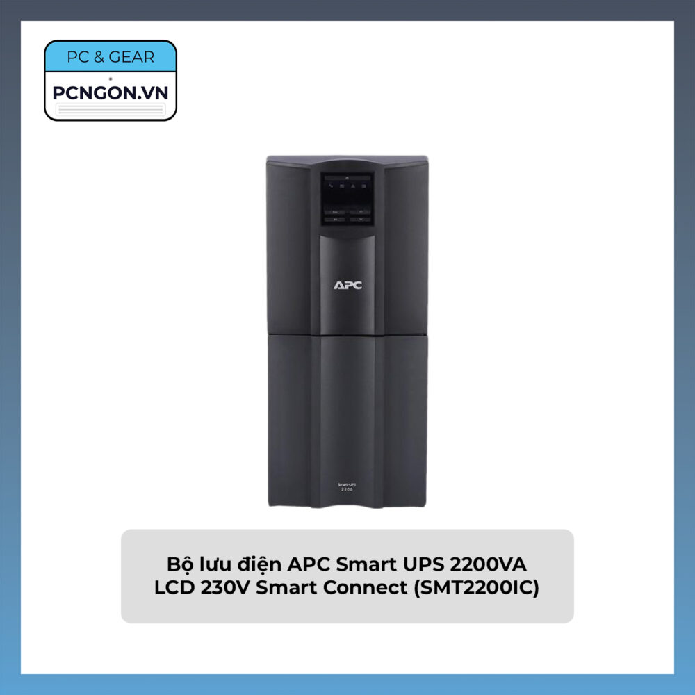 Bộ Lưu điện Apc Smart Ups 2200va Lcd 230v Smart Connect (smt2200ic)