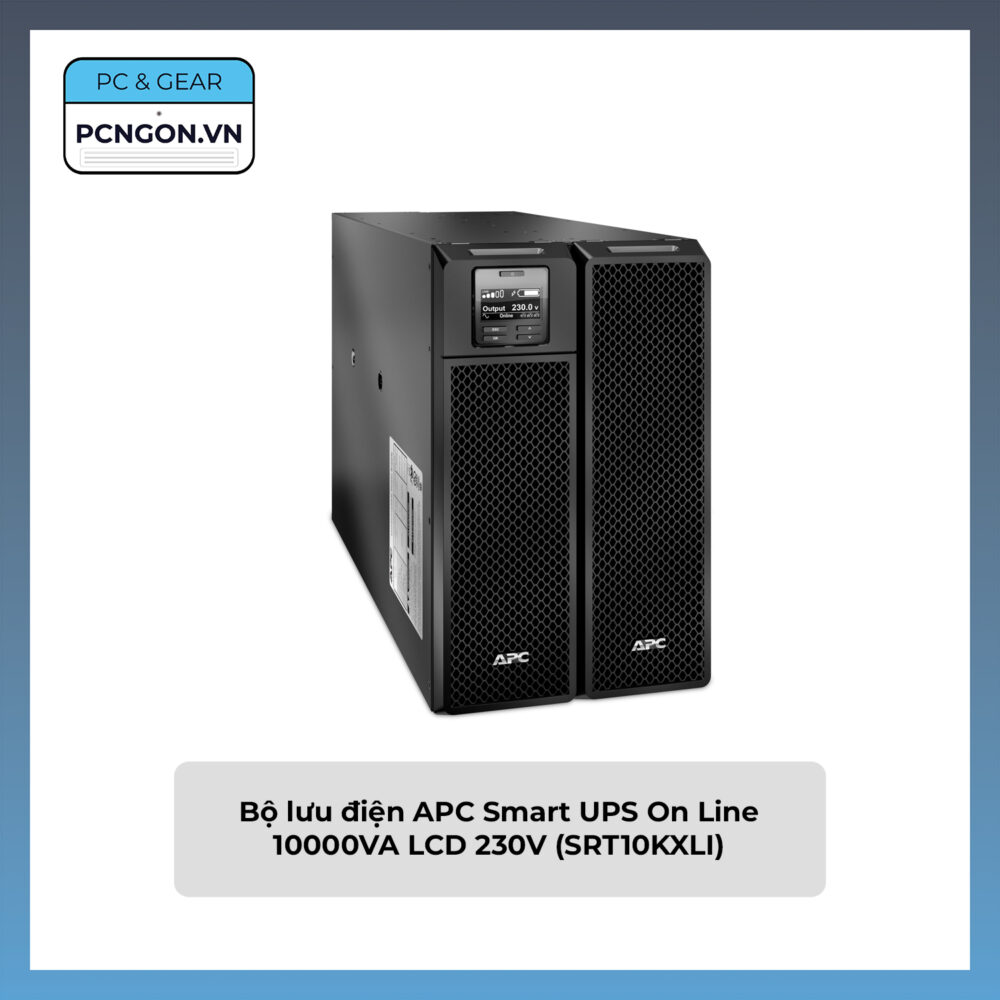 Bộ Lưu điện Apc Smart Ups On Line 10000va Lcd 230v (srt10kxli)