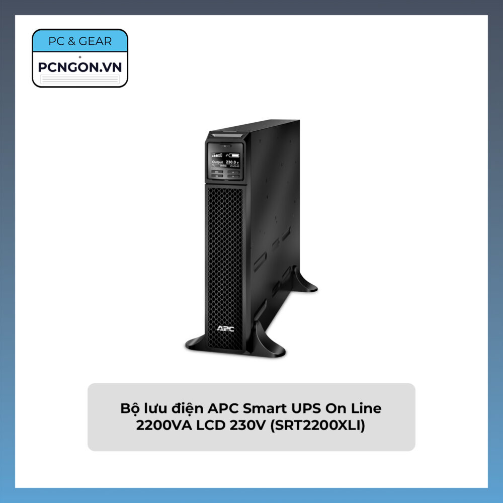 Bộ Lưu điện Apc Smart Ups On Line 2200va Lcd 230v (srt2200xli)