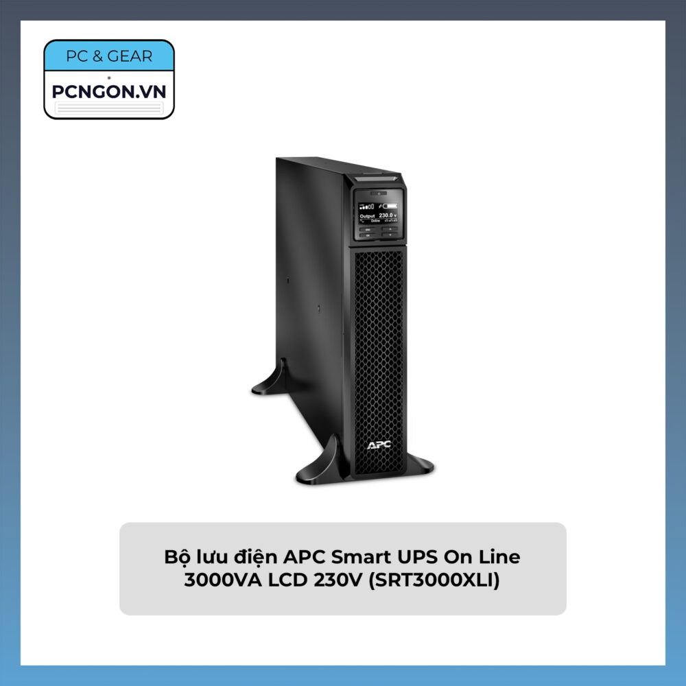 Bộ Lưu điện Apc Smart Ups On Line 3000va Lcd 230v (srt3000xli)