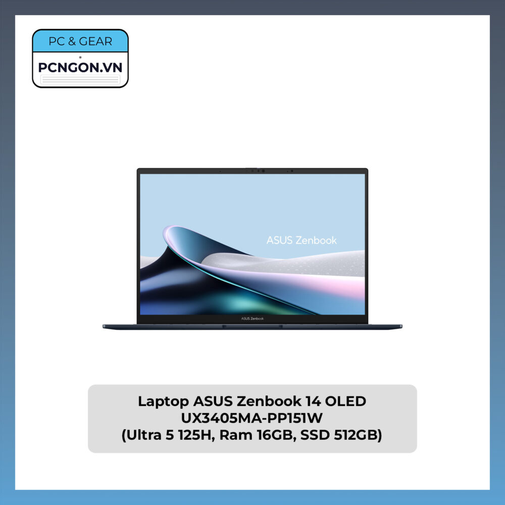 Laptop Asus Zenbook 14 Oled Ux3405ma-pp151w (ultra 5 125h, Ram 16gb, Ssd 512gb)