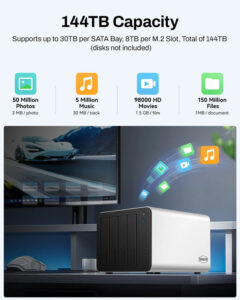 Thiết Bị Lưu Trữ Nas Terramaster F4-425 Plus 4 Bay 3 Ssd 144tb 3