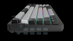 Bàn Phím Quang Cơ Dareu Ek98x Pbt Black Grey Blue Switch 4