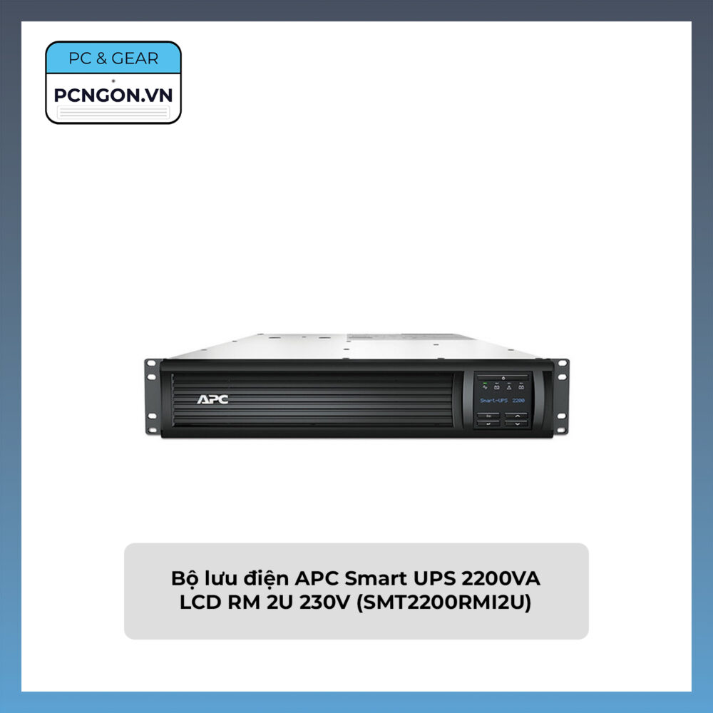 Bộ Lưu điện Apc Smart Ups 2200va Lcd Rm 2u 230v (smt2200rmi2u)