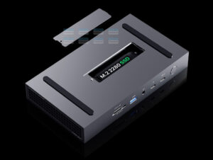 Dock Mở Rộng Peladn Link G2e Thunderbolt 5 (xám, Bạc) 3