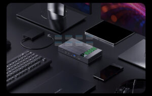 Dock Mở Rộng Peladn Link G2e Thunderbolt 5 (xám, Bạc) 5