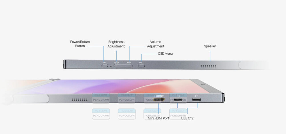 Màn Hình Di động Arzopa E1 Dual Screen 15.6 Inch Full Hd Ips 60hz 13