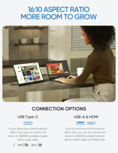 Màn Hình Di động Arzopa Z1rc 16 Inch 2.5k Ips 60hz 4