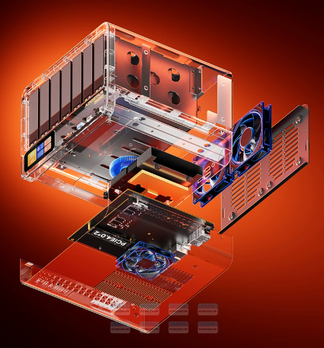 Máy Tính Mini Pc Aoostar Wtr Max Intel I5-1235u (barebone) (5)