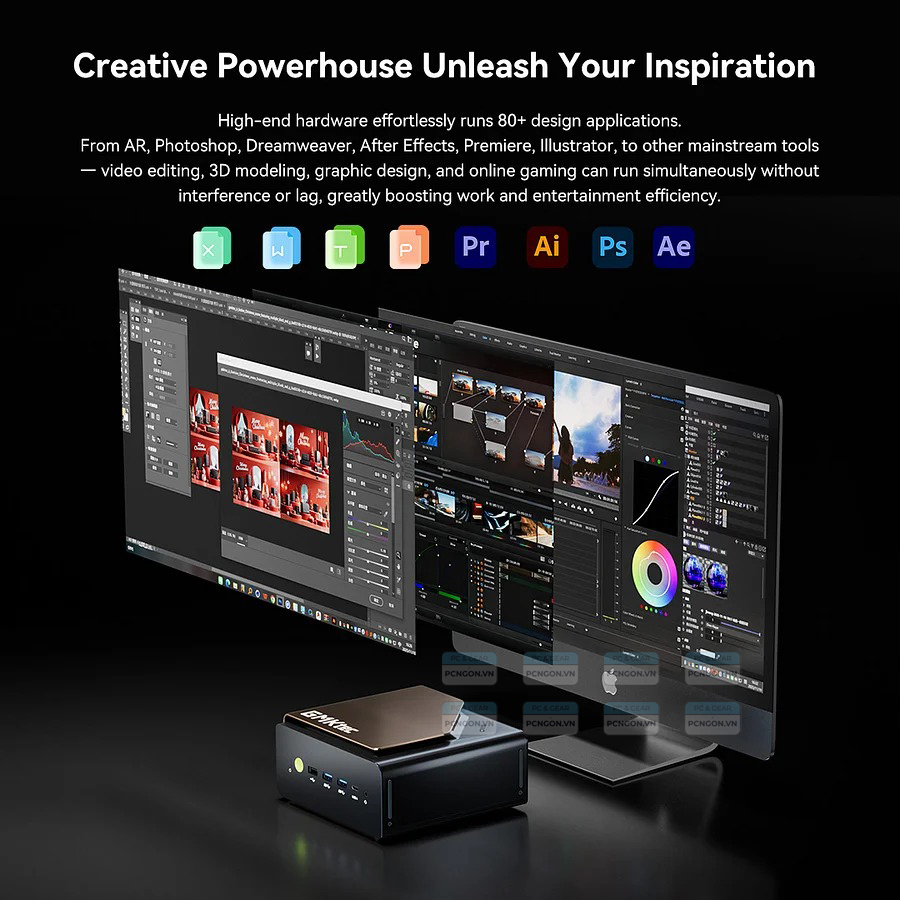 Máy Tính Mini Pc Gmktec Evo-t2s Ai Intel Ultra X7 358h 6