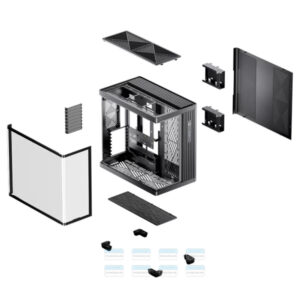 Vỏ Case Máy Tính Jonsbo Tk-4 (black, White) 1