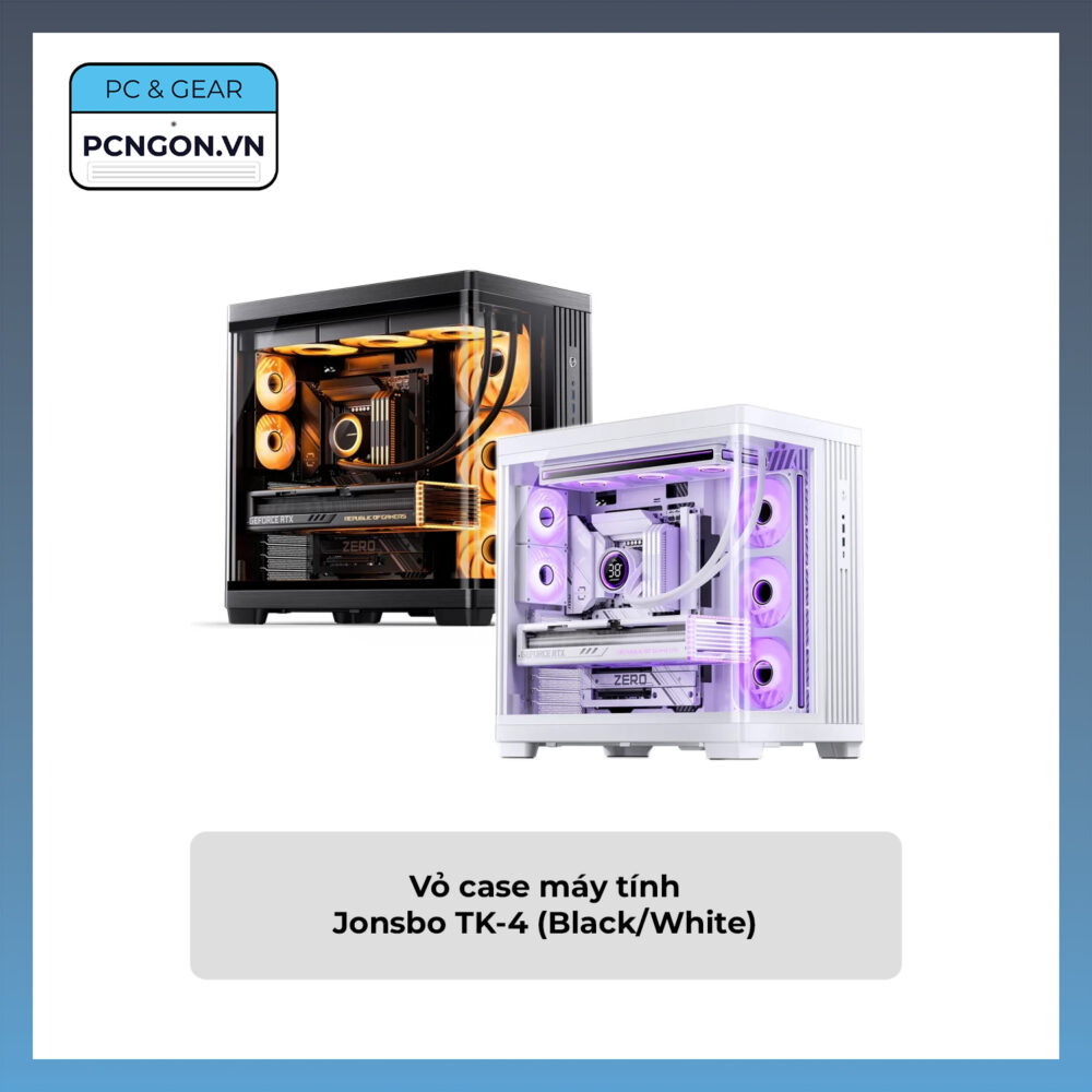 Vỏ Case Máy Tính Jonsbo Tk-4 (black, White)