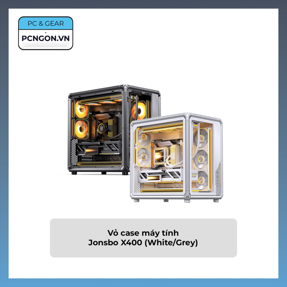 Vỏ Case Máy Tính Jonsbo X400 (white, Grey)