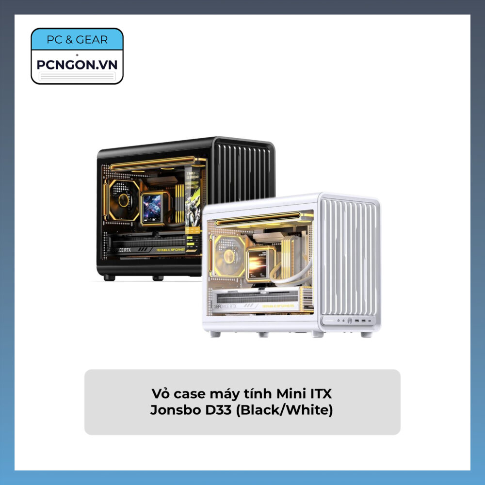 Vỏ Case Máy Tính Mini Itx Jonsbo D33 (black, White)