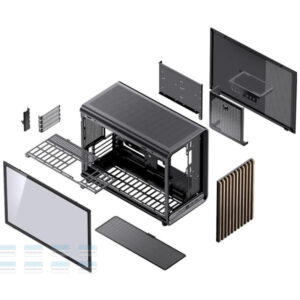 Vỏ Case Máy Tính Mini Itx Jonsbo D33 Wood (black, White) 2