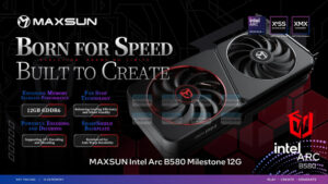 Card Màn Hình Maxsun Intel Arc B580 Milestone 12g 1