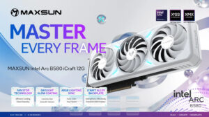 Card Màn Hình Maxsun Intel Arc B580 Icraft 12g White 1
