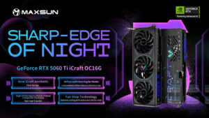 Card Màn Hình Maxsun Rtx 5060 Ti Icraft Oc 16g Black 4