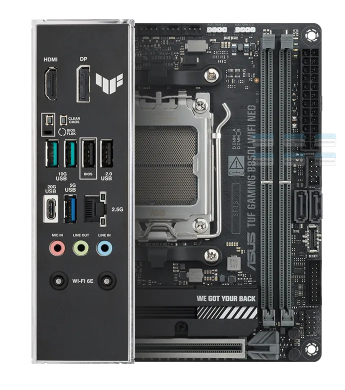Mainboard Asus Tuf Gaming B850i Wifi Neo (10)