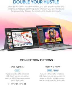 Màn Hình Di động Arzopa A1 Gamut 15.6 Inch Full Hd Ips 60hz (kèm Bao Da) 3