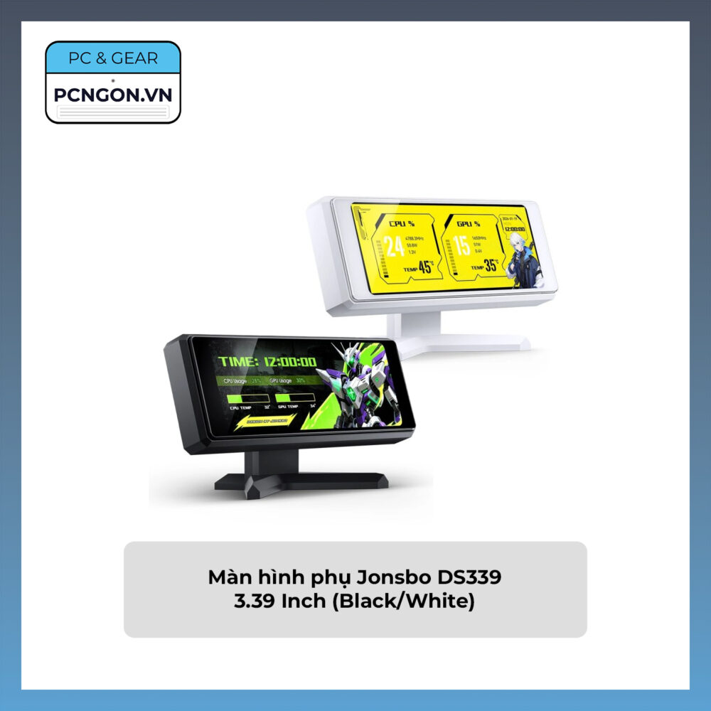 Màn Hình Phụ Jonsbo Ds339 3.39 Inch (black, White)