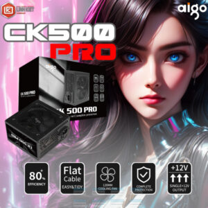 Nguồn Máy Tính Aigo Ck500pro 500w 80 Plus Eficiency 1