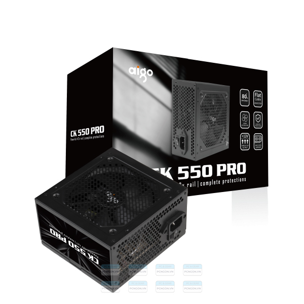 Nguồn Máy Tính Aigo Ck550pro 550w 80 Plus Eficiency (5)