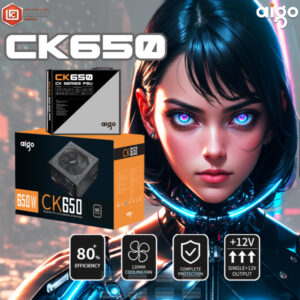 Nguồn Máy Tính Aigo Ck650 650w 80 Plus Eficiency 1