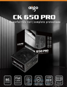 Nguồn Máy Tính Aigo Ck650pro 650w 80 Plus Eficiency 1
