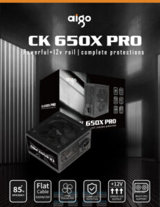 Nguồn Máy Tính Aigo Ck650pro 650w 80 Plus Eficiency 2