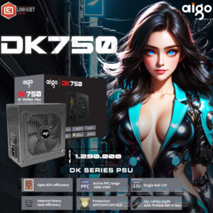 Nguồn Máy Tính Aigo Dk750 750w 85 Plus Eficiency 1