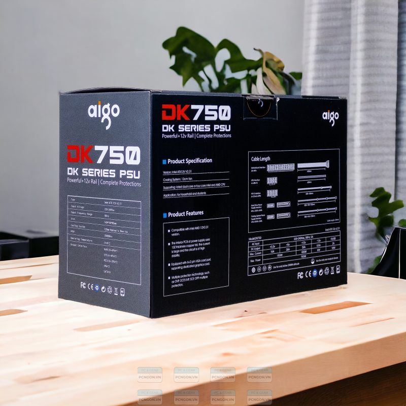 Nguồn Máy Tính Aigo Dk750 750w 85 Plus Eficiency (23)