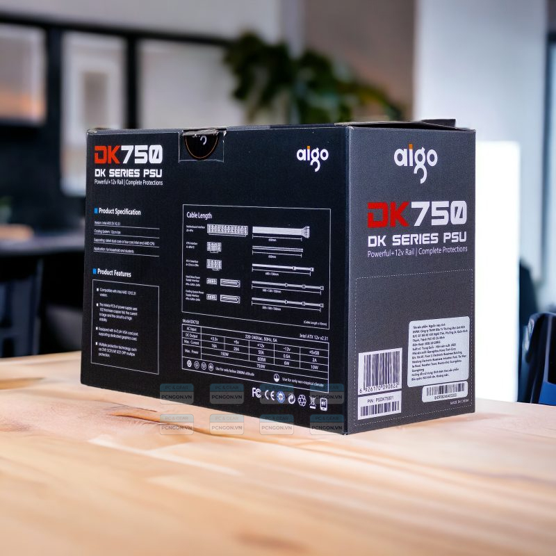 Nguồn Máy Tính Aigo Dk750 750w 85 Plus Eficiency (25)