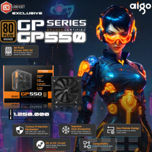 Nguồn Máy Tính Aigo Gp550 550w 80 Plus Bronze 1