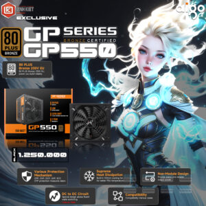 Nguồn Máy Tính Aigo Gp550 550w 80 Plus Bronze 4